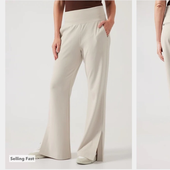 Athleta Pants - Athleta Venice Flare Pants Abalone Grey